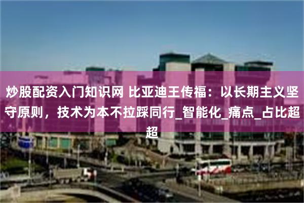 炒股配资入门知识网 比亚迪王传福：以长期主义坚守原则，技术为本不拉踩同行_智能化_痛点_占比超