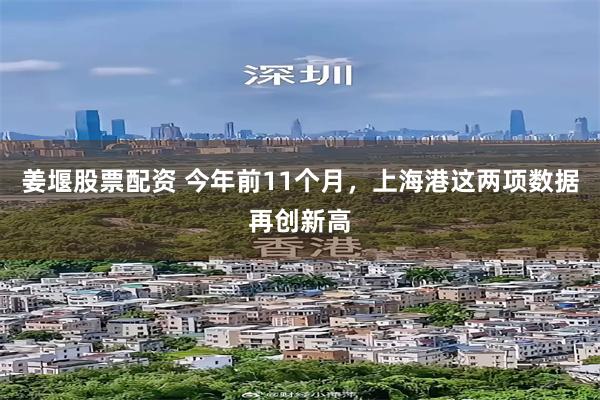 姜堰股票配资 今年前11个月，上海港这两项数据再创新高